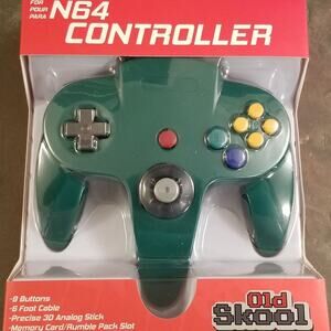 N64 Controller Gamepad - Green (NEW) - Nintendo64 - Nintendo